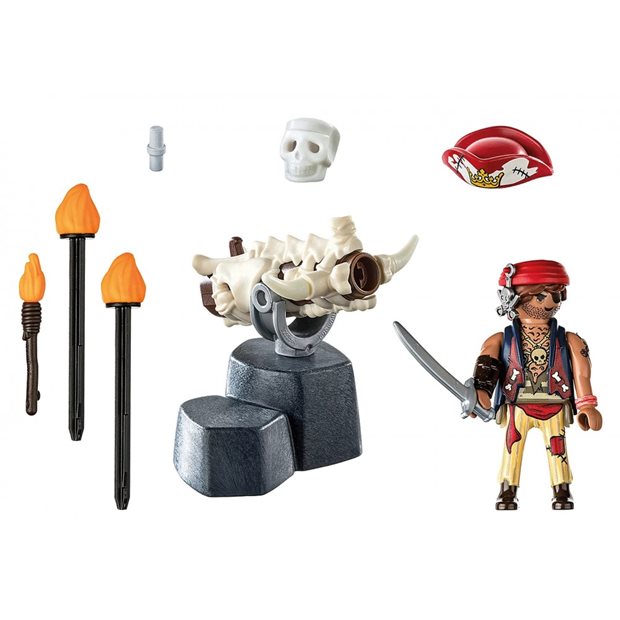 Playmobil Πειρατής Με Κανόνι - 71421