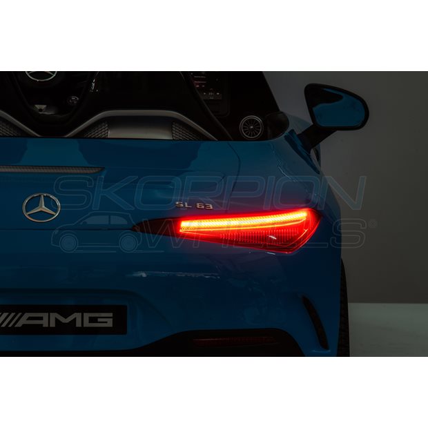 Ηλεκτροκίνητο Αυτοκίνητο Mercedes Benz SL63 Original License 12V - Μπλε | Skorpion Wheels - 52460611B