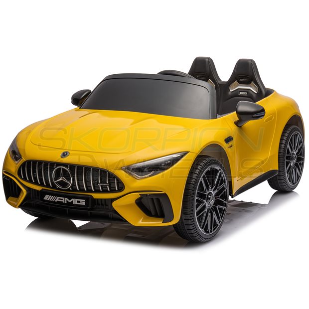 Ηλεκτροκίνητο Αυτοκίνητο Mercedes Benz SL63 Original License 12V - Κίτρινο | Skorpion Wheels - 52460611Υ
