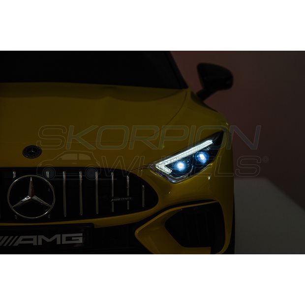 Ηλεκτροκίνητο Αυτοκίνητο Mercedes Benz SL63 Original License 12V - Κίτρινο | Skorpion Wheels - 52460611Υ