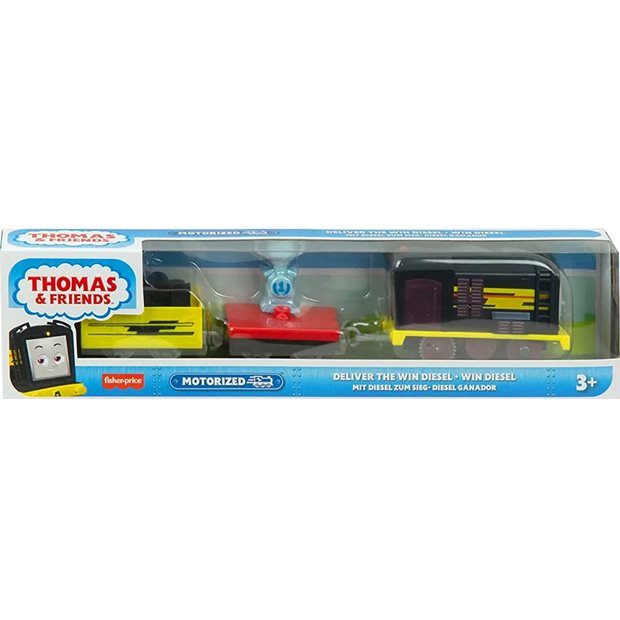 Thomas & Friends Μηχαν/τα Τρενα Με 2 Βαγονια Deliver The Win Diesel - HDY74
