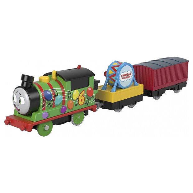 Thomas & Friends Μηχαν/τα Τρενα Με 2 Βαγονια Party Train Percy - HDY72