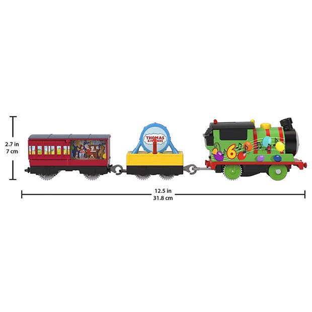 Thomas & Friends Μηχαν/τα Τρενα Με 2 Βαγονια Party Train Percy - HDY72