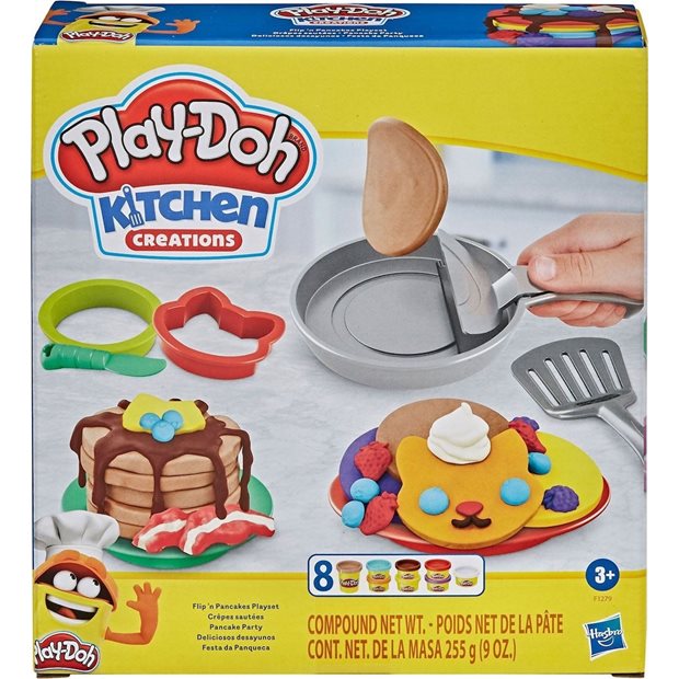 Playdoh Flip 'N Pancakes Playset - F1279