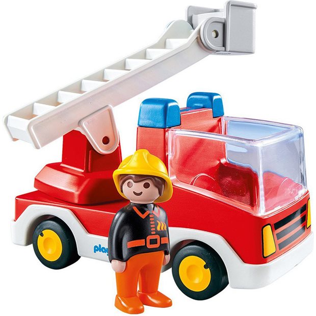 Playmobil Πυροσβεστης Με Κλιμακοφορο Οχημα - 6967