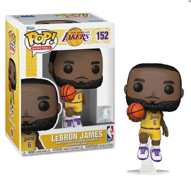 NBA: L.A. Lakers - LeBron James #152 | Funko Pop! Basketball - 079416