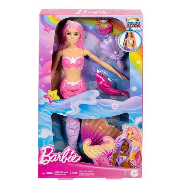 Κούκλα Barbie Γοργόνα Μαγική Μεταμόρφωση - HRP97