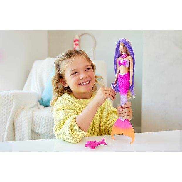 Κούκλα Barbie Γοργόνα Μαγική Μεταμόρφωση - HRP97