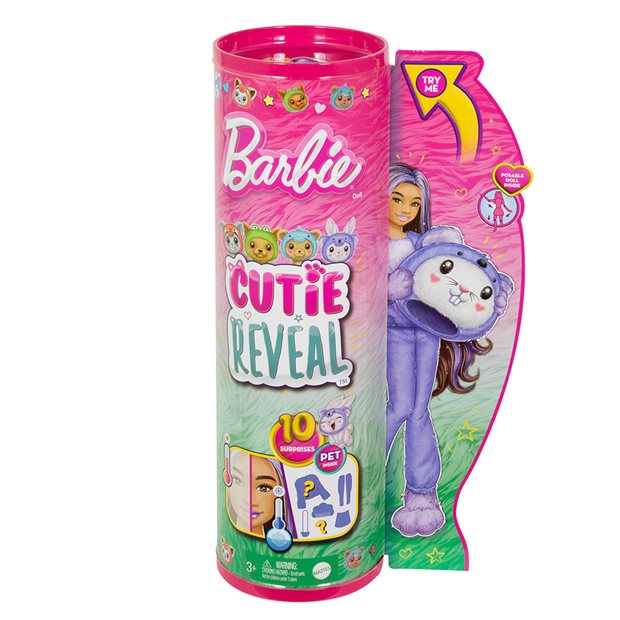Κούκλα Barbie Cutie Reveal Λαγουδάκι/Κοάλα - HRK26