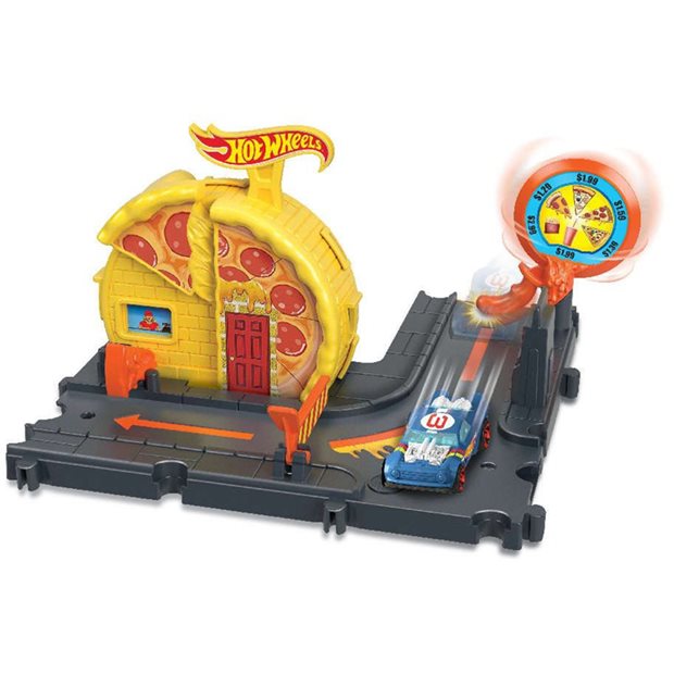Πίστα Mini Hot Wheels City Speedy Pizza Pick Up - HKX44