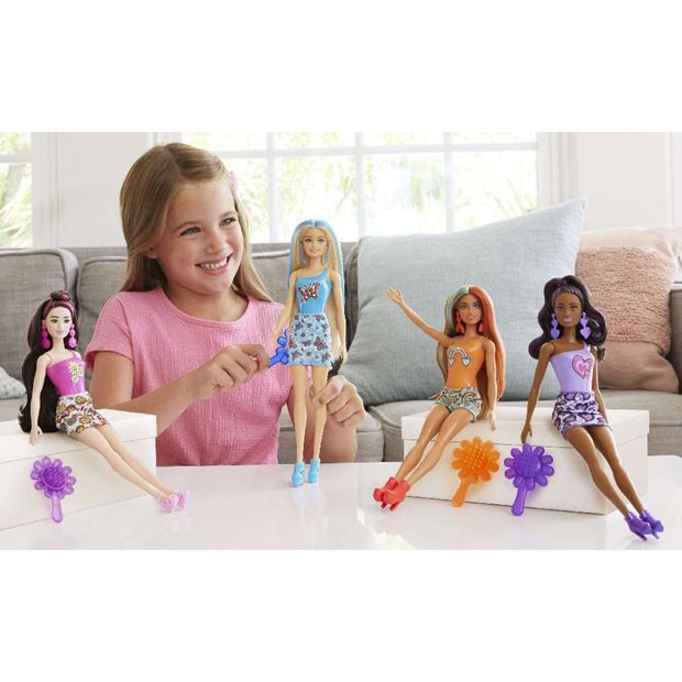 Κούκλα Barbie Color Reveal S6 Ουράνιο Τόξο - HRK06