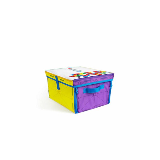Μαγνητικό Πτυσσόμενο Παιδικό Κουτί Αποθήκευσης από Ύφασμα Πολύχρωμο | Magna Tiles - 20200