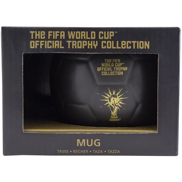 Κεραμική Κούπα FIFA Football Shaped Μαύρη/Χρυσή 400ml - PP9539FI