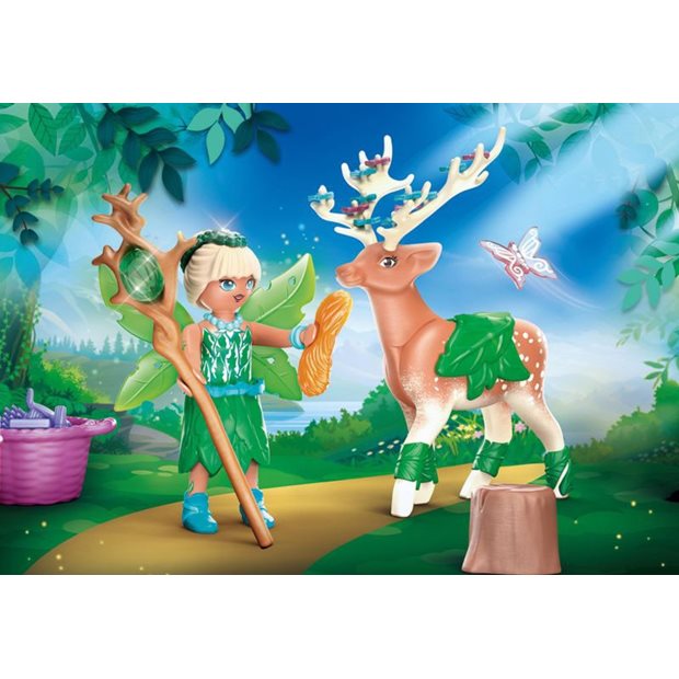 Playmobil Ayuma Forest Fairy Με Μαγικό Ζωάκι - 70806
