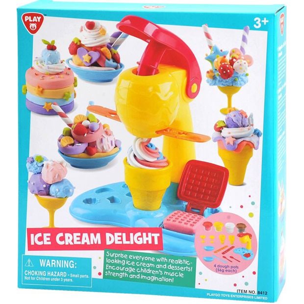 Πλαστοζυμαρακια Playgo Ice Cream Delight - 8412