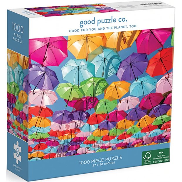 Παζλ 1000pcs Rainbow Umbrellas Good Puzzle Co - GPC1590