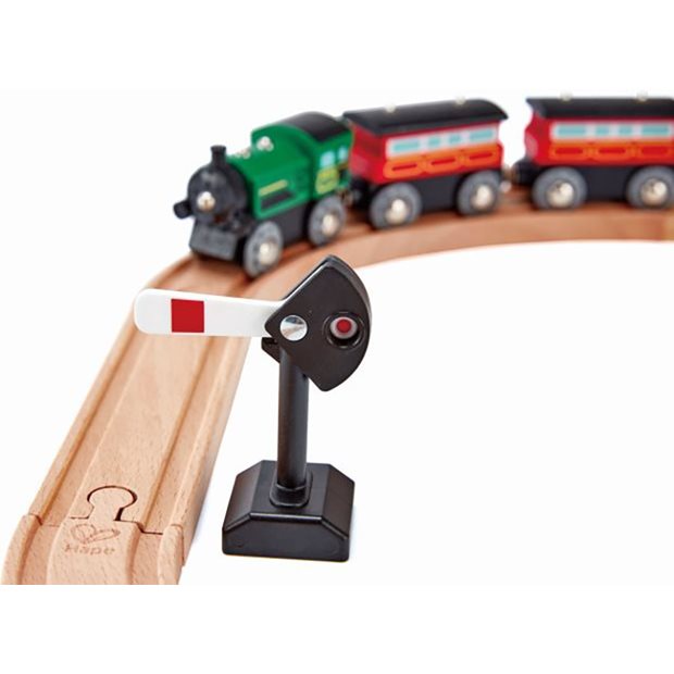Ξυλινο Σετ Mechanical Railway Signals & Tracks - E3724A