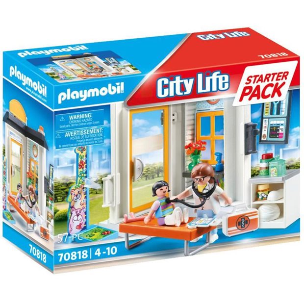 Playmobil City Life Starter Pack Παιδιατρείο - 70818