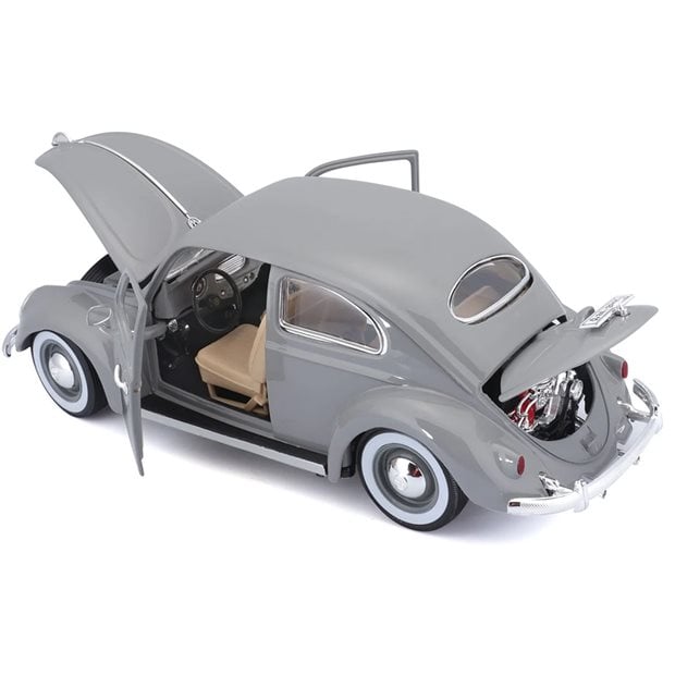 Bburago Volkswagen Kafer Beetle 1955 1/18 Γκρι - 18/12029G