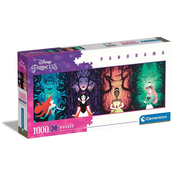 Παζλ 1000pcs Disney Princesses - Panorama | Clementoni - 1220-39722