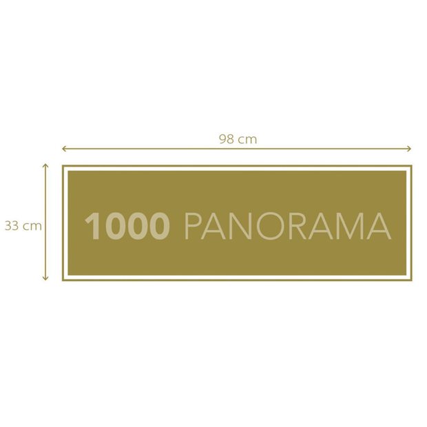 Παζλ 1000pcs Disney Princesses - Panorama | Clementoni - 1220-39722