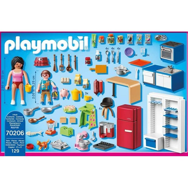 Playmobil Dollhouse Κουζίνα Κουκλόσπιτου - 70206