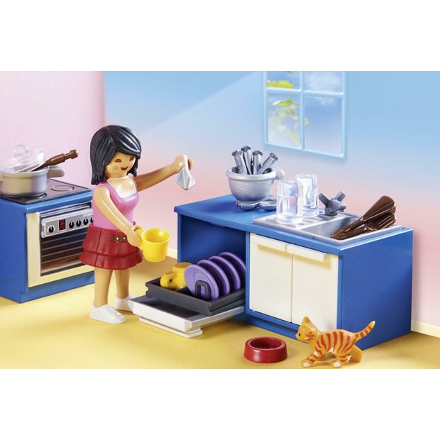 Playmobil Dollhouse Κουζίνα Κουκλόσπιτου - 70206