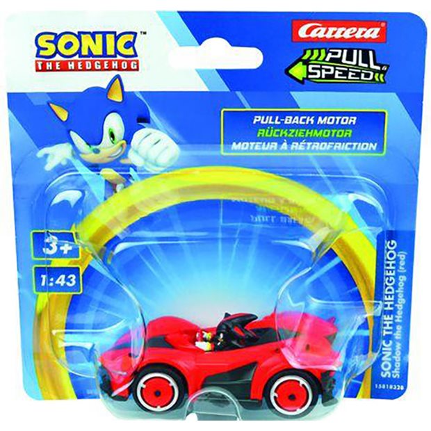 Αυτοκινητάκι Sonic The Hedgehog Shadow Red Speed Pull-Back 1:43 - 15818328