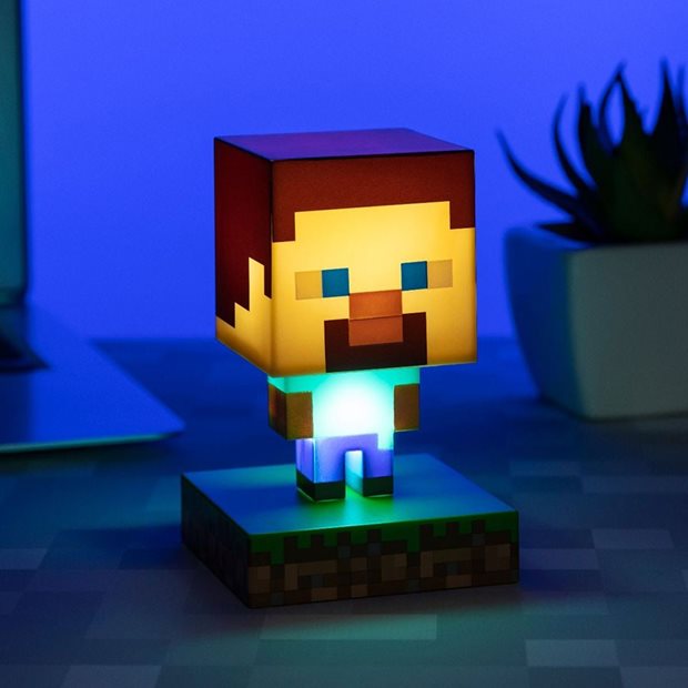 Φωτιστικο Minecraft Steve Icon Light Paladone - PP6594MCFV2