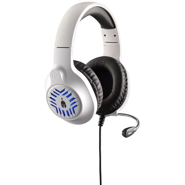 Medusa Wired Gaming Ακουστικά - Spartan Gear | Λευκό-Μαύρο - 069485