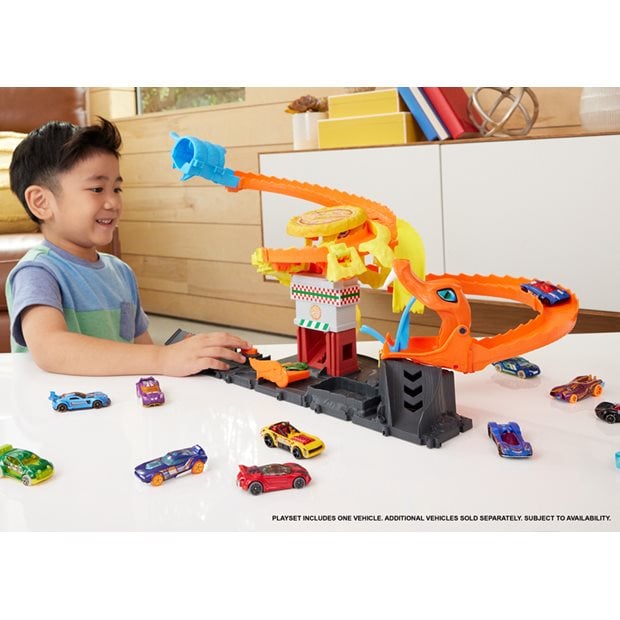 Hot Wheels City Πίστα Φίδι Pizza Slam Cobra Attack - HTN81