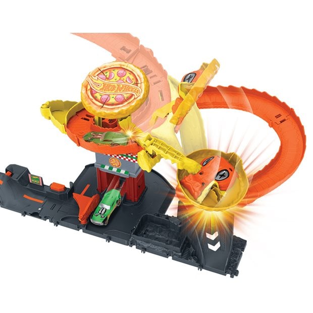 Hot Wheels City Πίστα Φίδι Pizza Slam Cobra Attack - HTN81
