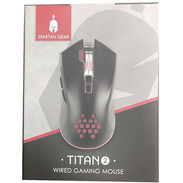 Titan 2 Wired Gaming Ποντίκι - Spartan Gear - 069583