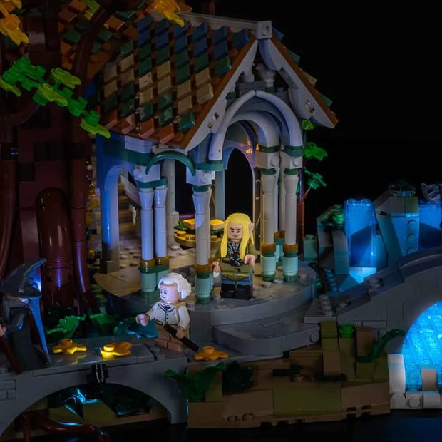 Light Kit For Lego #10316 The Lord Of The Rings Rivendell - 3921