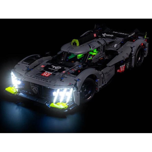 Light Kit For Lego #42156 Technic Peugeot 9X8 24H Le Mans Hybrid Hypercar - 5261