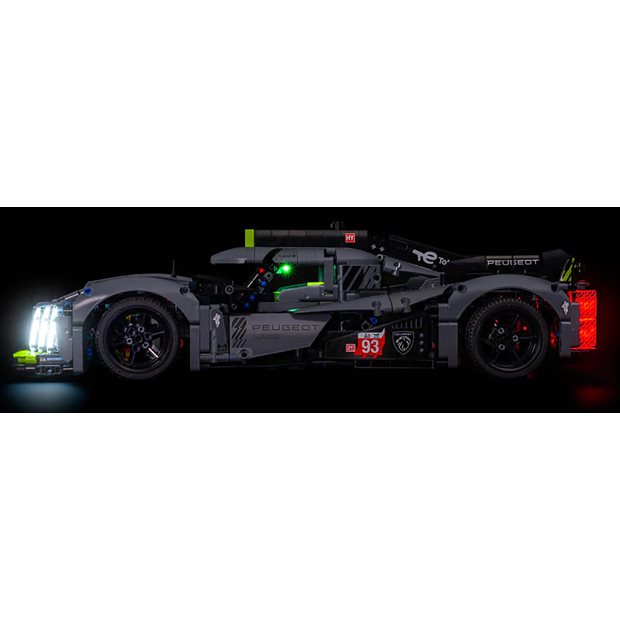 Light Kit For Lego #42156 Technic Peugeot 9X8 24H Le Mans Hybrid Hypercar - 5261