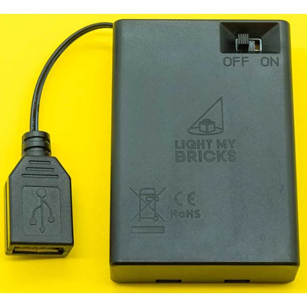 Usb To AA Battery Pack For Lego Light Kits - 7999