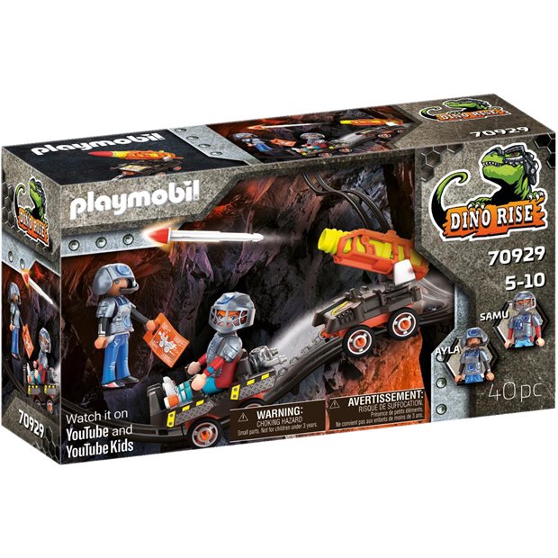 Playmobil Dino Rise Μαχητές Με Όχημα Μεταφοράς Πυραύλων - 70929