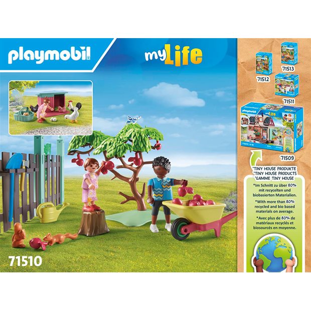 Playmobil Κήπος Εξοχικού Σπιτιού με Κοτέτσι - 71510