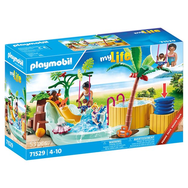 Playmobil My Life Παιδική Πισίνα Με Υδρομασάζ - 71529