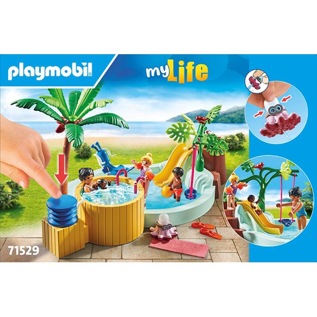 Playmobil My Life Παιδική Πισίνα Με Υδρομασάζ - 71529