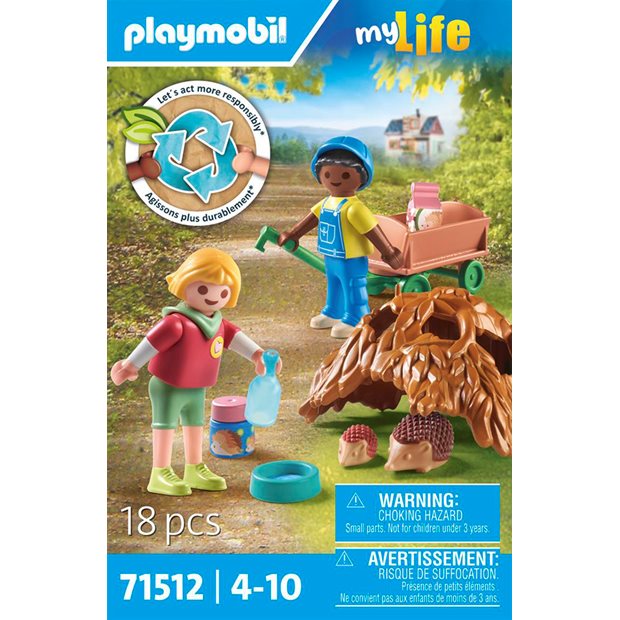 Playmobil My Life Φροντιζοντας Τους Σκαντζοχοιρους - 71512