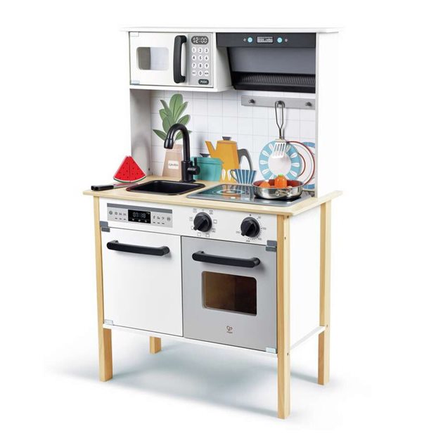 Hape Playfully Delicious Ξύλινη Κουζίνα Modern Smart-Kitchen - 401916003216