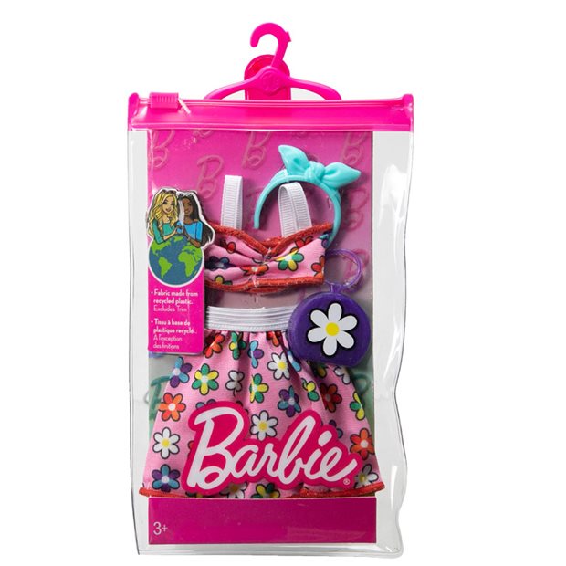 Barbie Βραδυνα Σύνολα Fashion Floral Τοπ Και Φουστα - HJT21