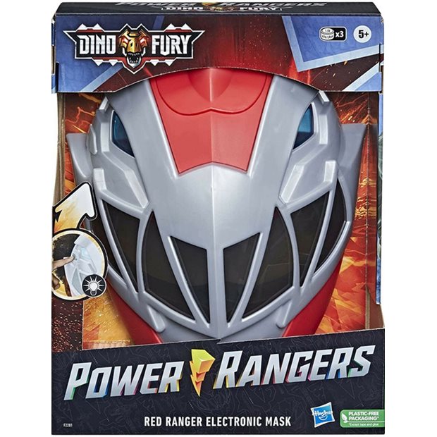 Power Rangers DNF Ηλεκτρονικη Μασκα Red Ranger - F2281