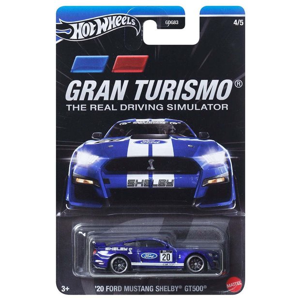 Hot Wheels Αυτοκινητακι Gran Turismo 2020 Ford Mustang Shelby GT500 - HRV66