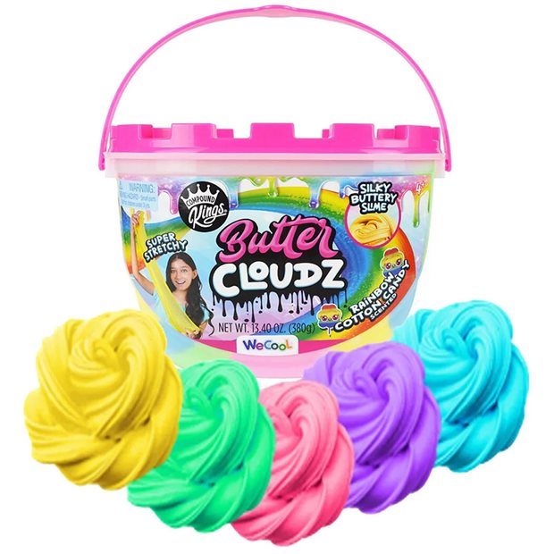 Slime Fluffy Butter Cloudz Με Άρωμα Rainbow Cotton Candy Scented - 16910517