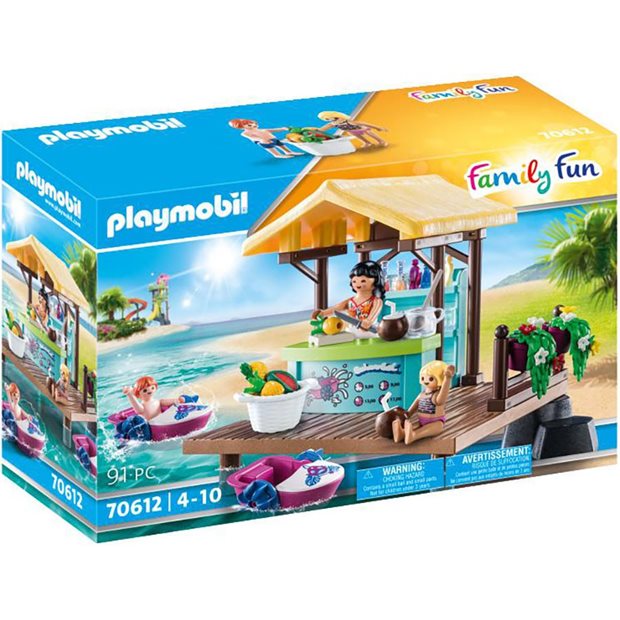 Playmobil Family Fun Πλωτό Μπαρ Και Παραθεριστές - 70612
