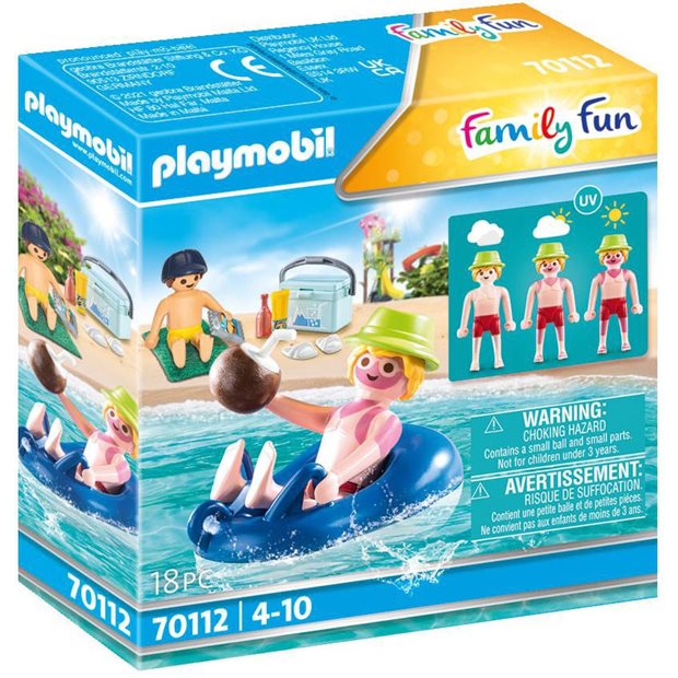 Playmobil Family Fun Παραθεριστής Με Φουσκωτή Κουλούρα - 70112