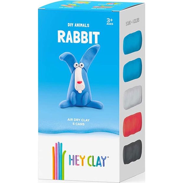 Hey Clay Claymates Diy Animals Rabbit - 440024